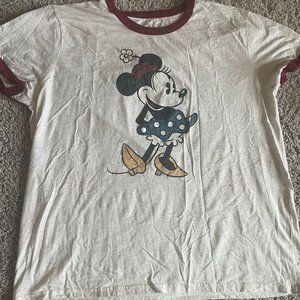 Minnie Mouse Ringer Tee Shop Disney